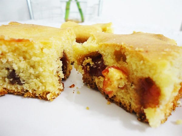 Bolo de fubá vegano