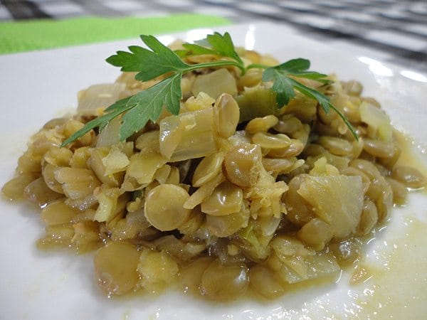 Lentilha com limão