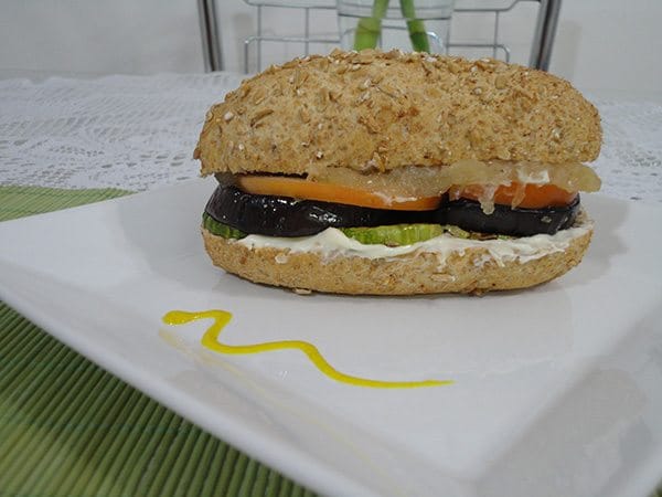 Sanduíche Vegetariano