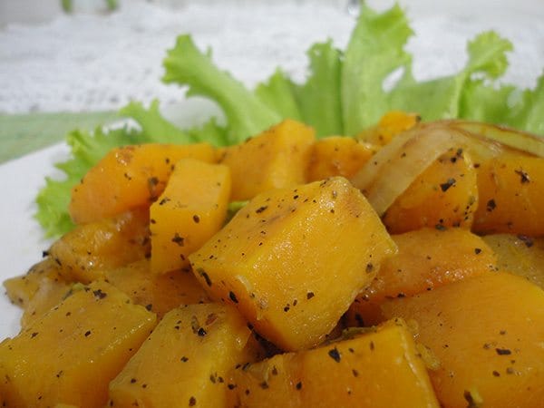 Receita de Abóbora assada